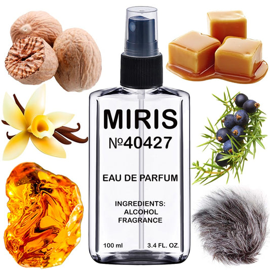 MIRIS No. 40427 bottle front, versatile unisex fragrance for day or night