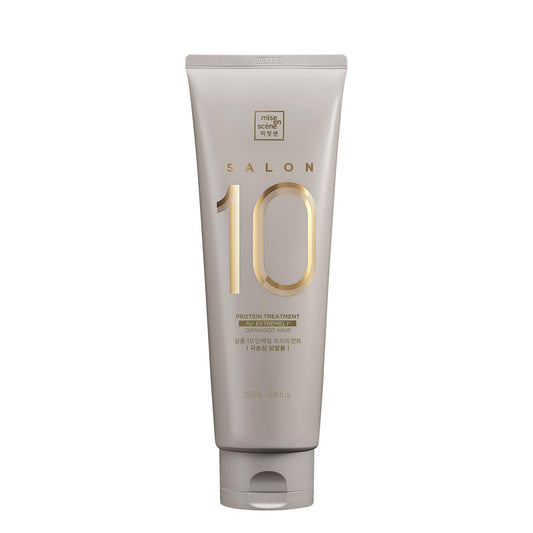 Mise En Scene Salon 10 Protein Bottle for quick repair of damaged hair.