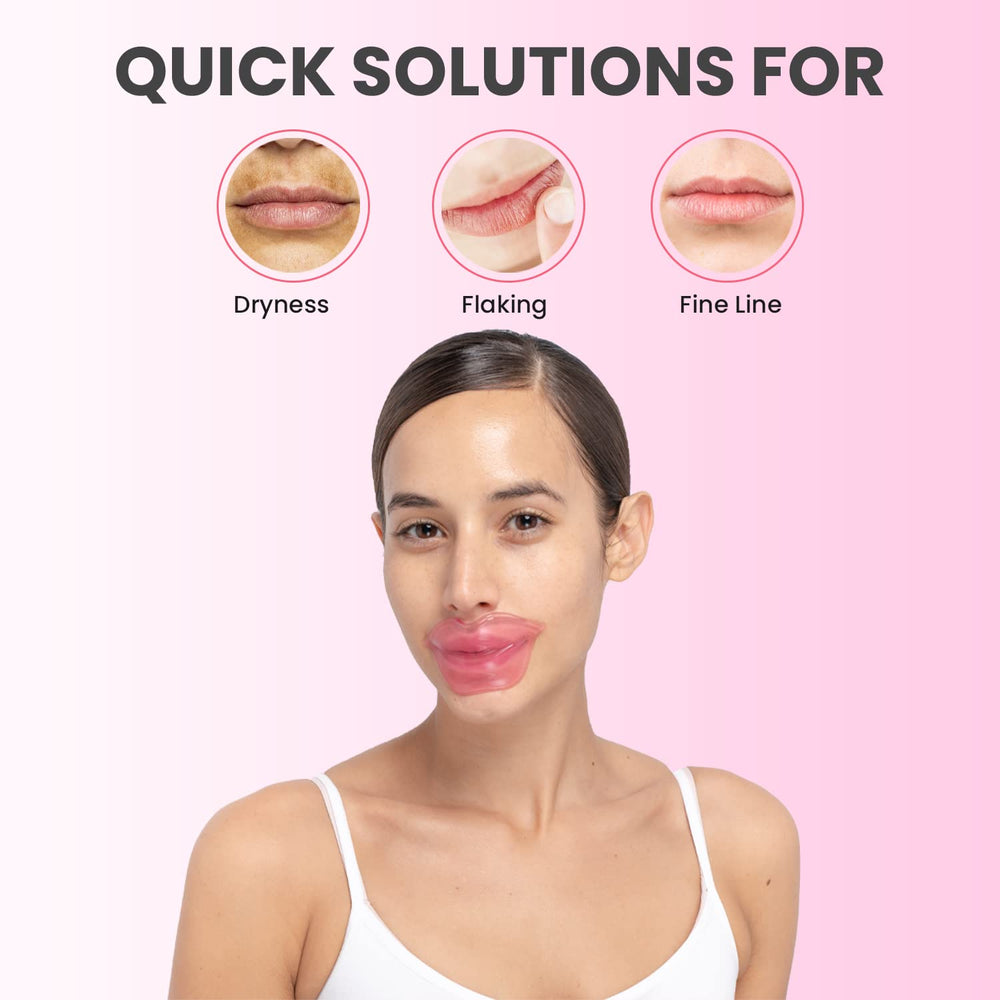 MISS SPA hydrogel lip mask jar with honey and hyaluronic acid serum
