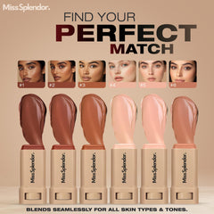 Miss Splendor Beauty Balm Skin Tint closer look shows creamy texture for smooth, sheer-to-light coverage.