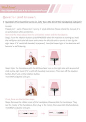 Miss Sweet portable nail drill ideal for acrylic nail maintenance.