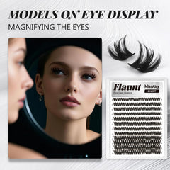 MissAiry wispy crisscross clusters add dimension without clumps for natural or dramatic looks.