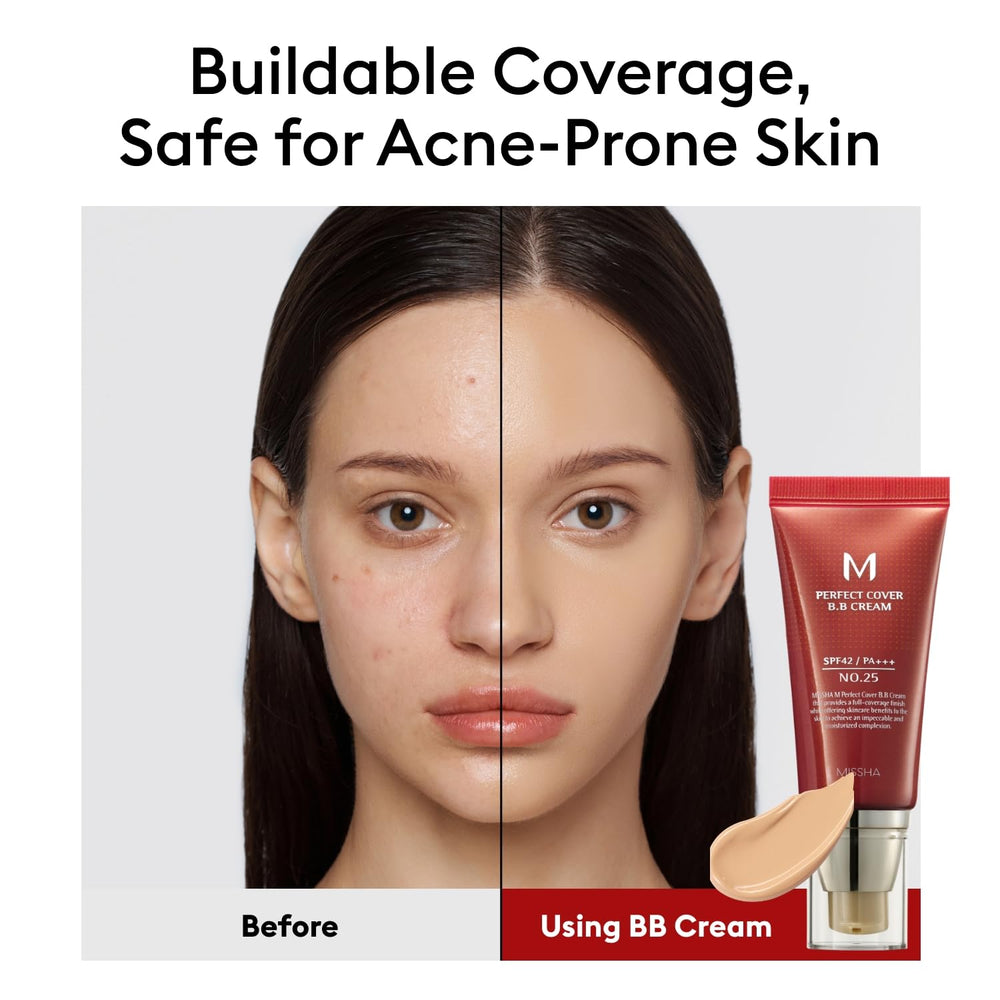 Missha BB Cream texture close-up for smooth, non-cakey finish