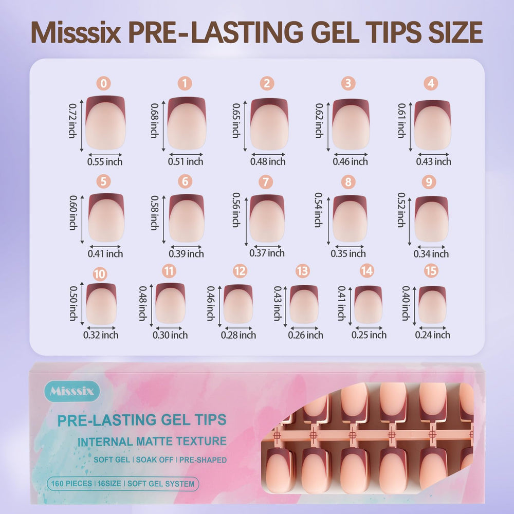 Misssix long-lasting nail tips up to three weeks with care.