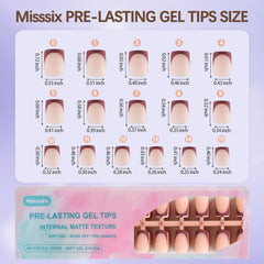 Misssix long-lasting nail tips up to three weeks with care.
