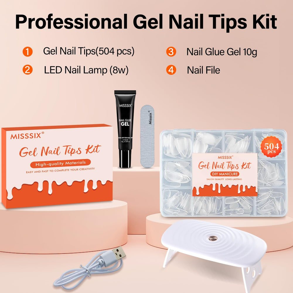 Misssix nail file included for shaping and finishing