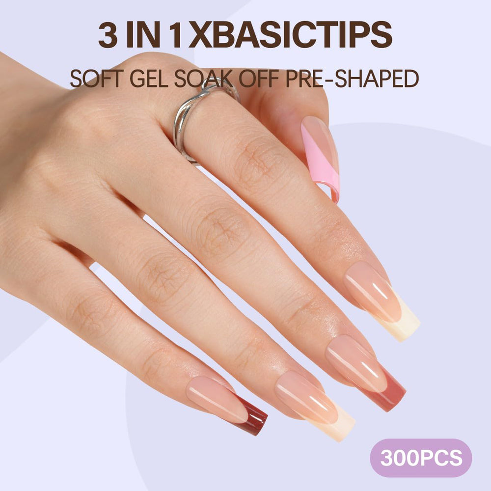 Misssix XBASICTIPS include 15 sizes for a comfortable, secure fit.