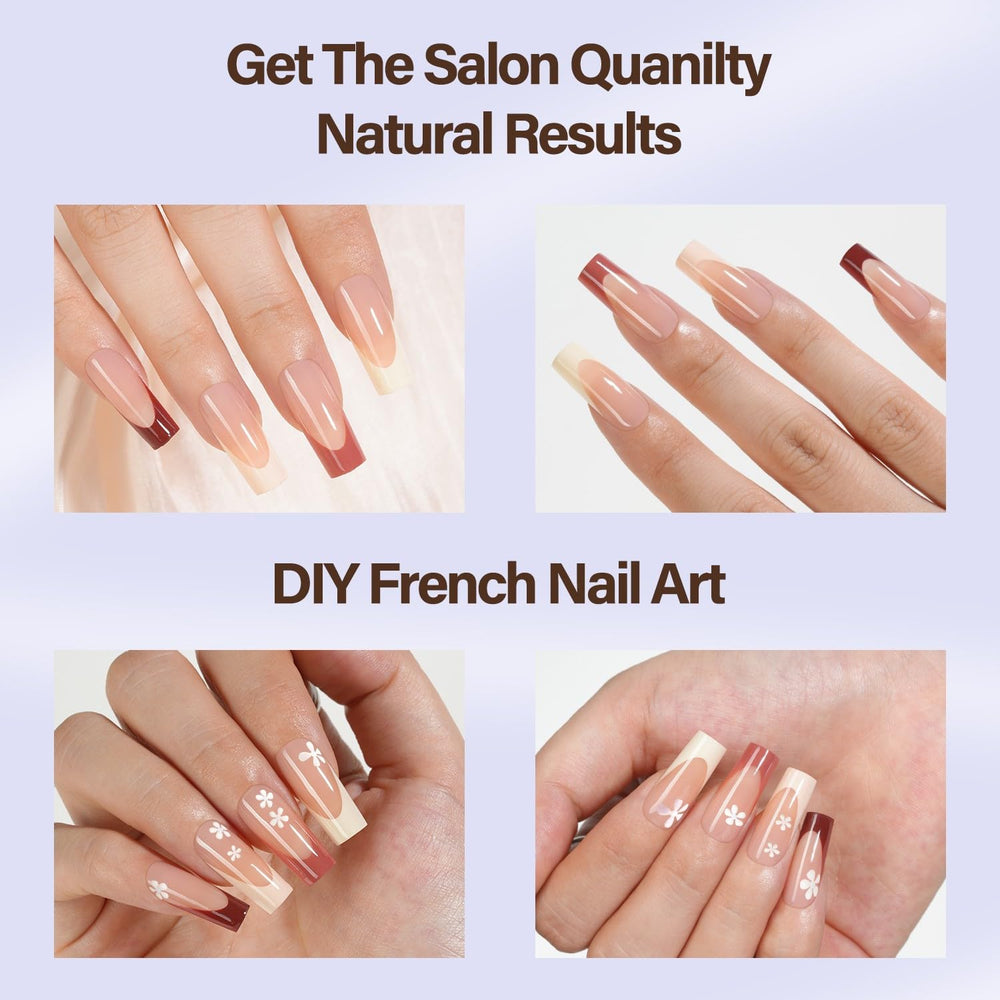 Misssix XBASICTIPS natural-fit tips align from cuticle to edge for seamless wear.