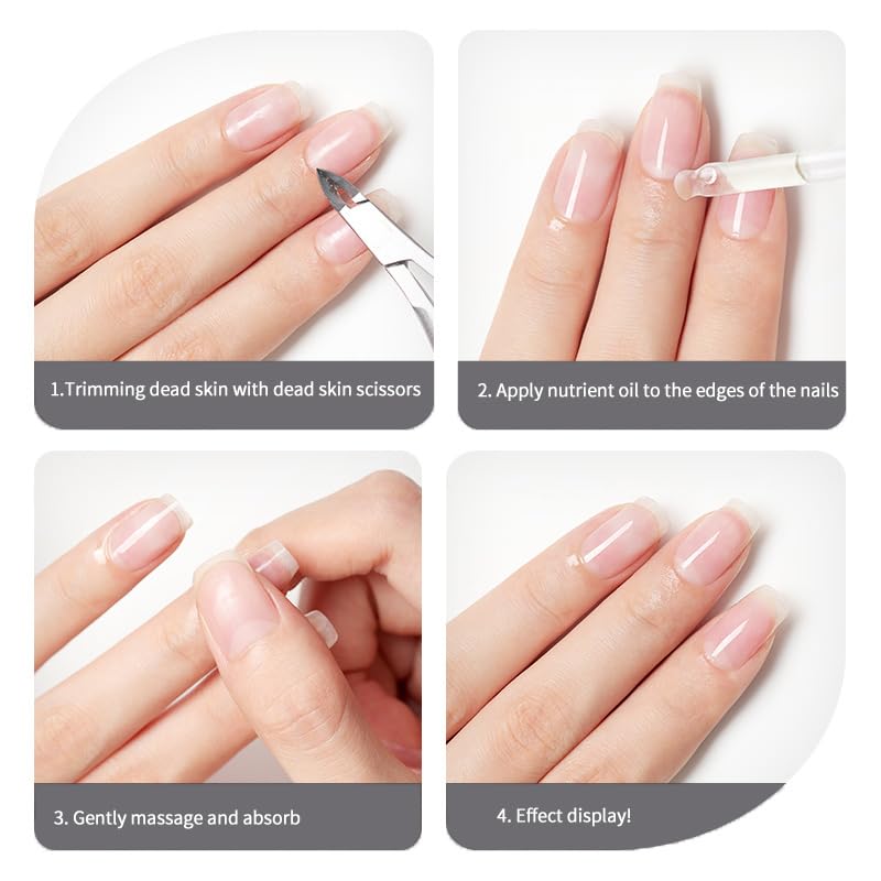 MISSVNINE gift-ready six-pack cuticle oil set ideal for self-care.