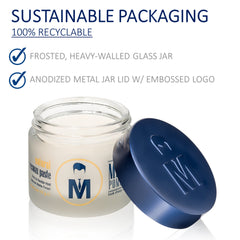 No flakes or residue with Mister Pompadour beeswax paste.