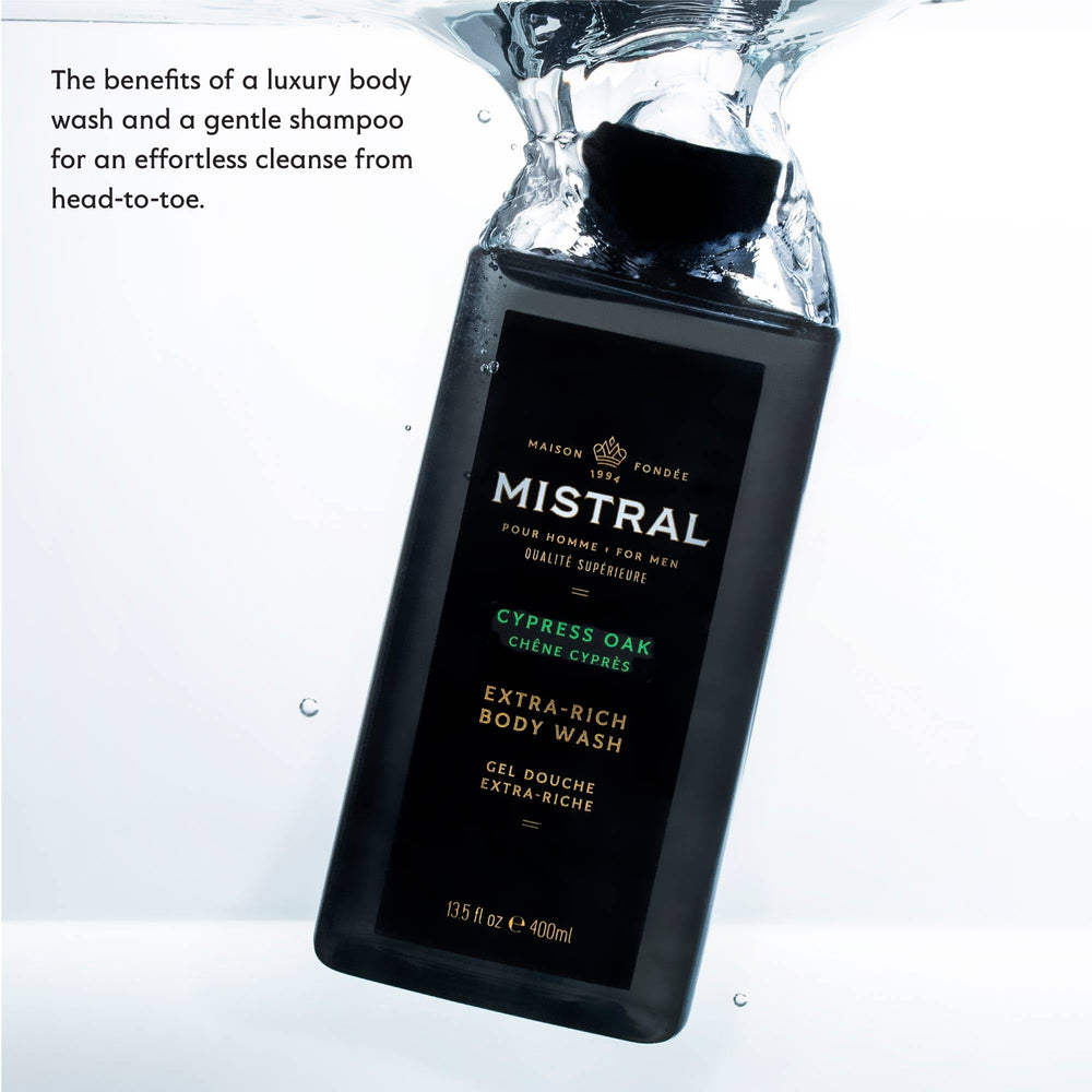 Mistral Cypress Oak ingredients-aloe vera highlight soothing aloe for skin.