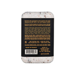 Mistral Mezcal Lime bar closeup highlights triple-milled texture and lasting use.