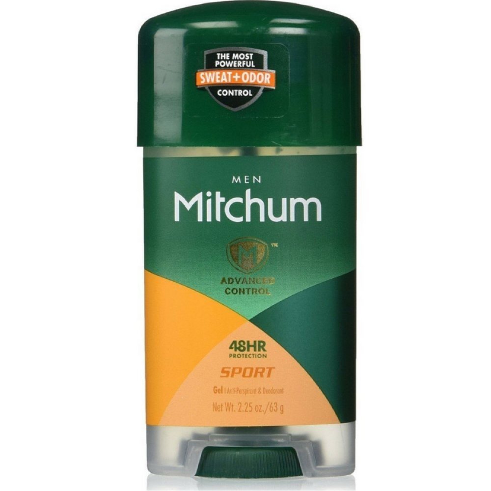 Mitchum Clear Gel Sport bottle provides long-lasting protection during workouts