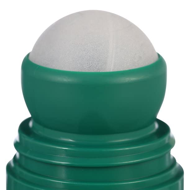 Travel-friendly Mitchum Unscented roll-on in a compact 3.4 oz pack.