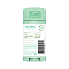 Mitchum Natural Power deodorant for women, eucalyptus, helps stay dry without aluminum.