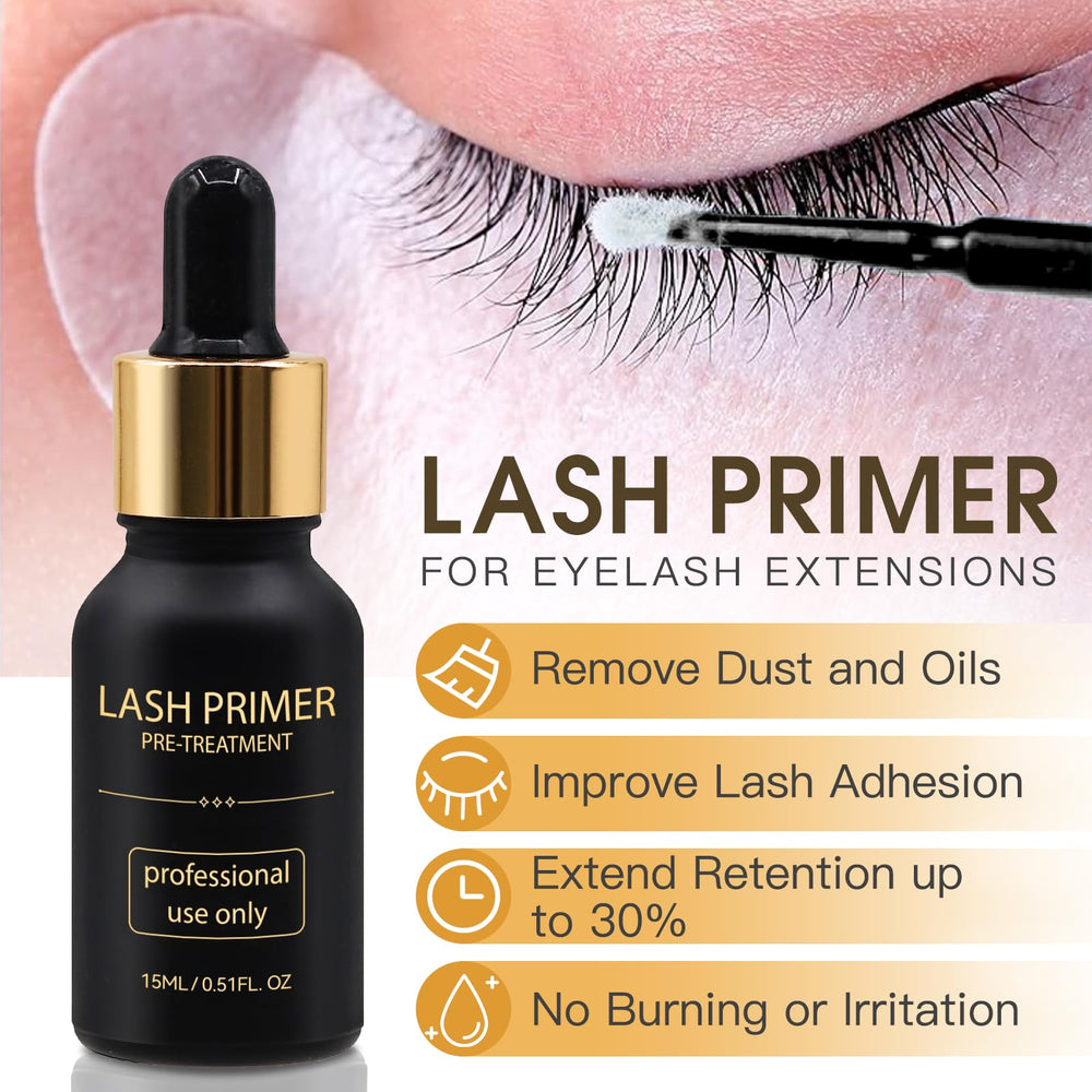 Miuffue lash primer 15ml tube boosts bonding on oily skin