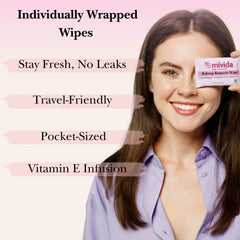 mivida hypoallergenic wipes in compact packaging suitable for sensitive skin.