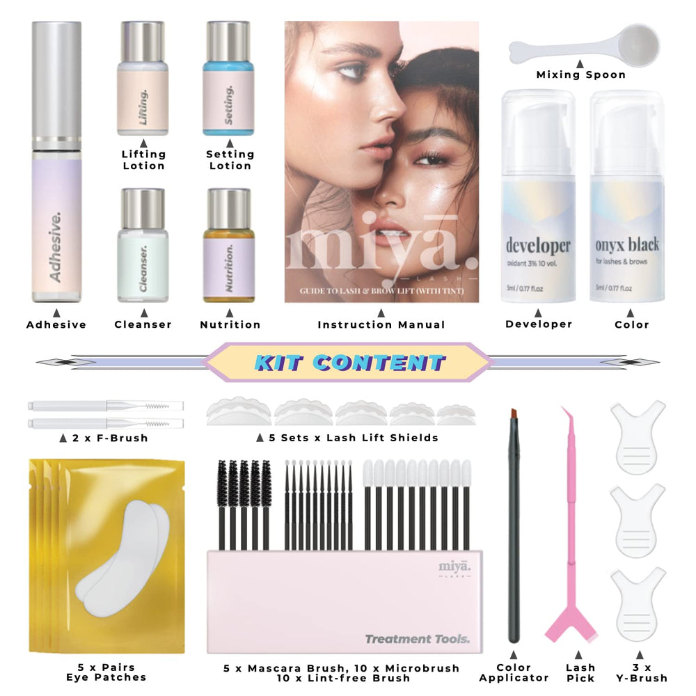 MIYA LASH lash lift tools for precise at-home application