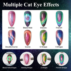 MIZHSE black base gel to maximize the cat eye effect