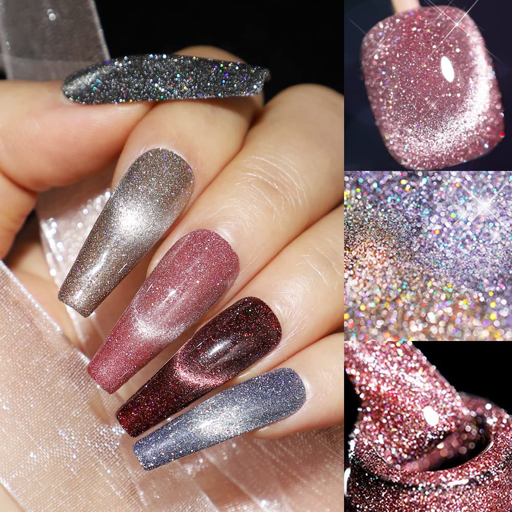 MIZHSE cat eye magnetic stick 3D tool to create varied nail art effects.