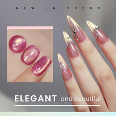 MIZHSE crystal jelly glitter finish adds depth and shine