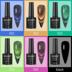 MIZHSE Galaxy magnetic sticks enable striking cat-eye shifts under light.