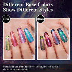 MIZHSE galaxy shimmer effect adds holographic flair