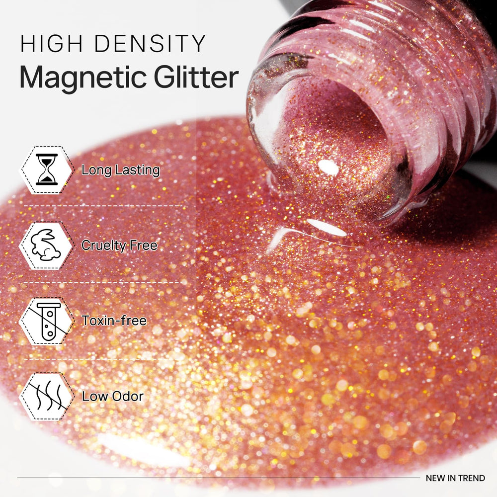 MIZHSE magnetic gel polish magnet stick to create cat-eye patterns