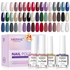 MIZHSE Quick Dry Nail Polish bottle with fast-dry formula for busy days