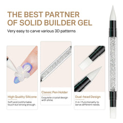 MIZHSE 3D nail art carving demonstrating versatility