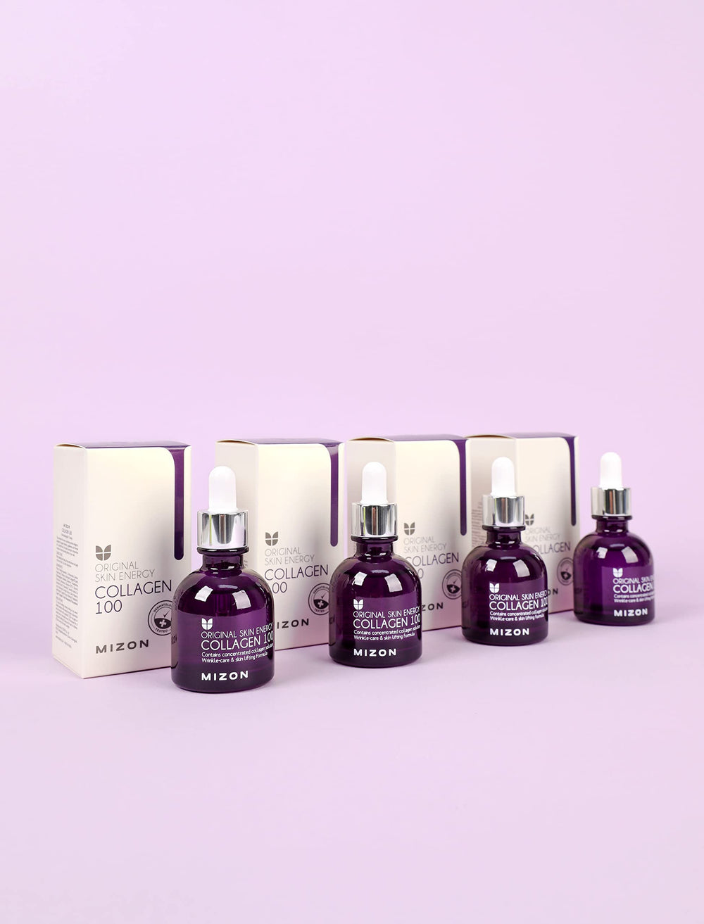 MIZON Collagen 100 glow on skin suggests refreshed, hydrated appearance
