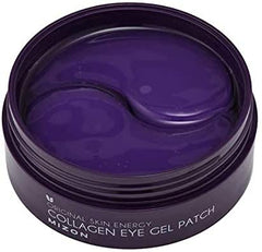 MIZON marine collagen patch on skin supports a firmer-feeling under-eye area.