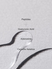 MIZON Peptide 500 Ampoule applied on cheeks for a hydrated, plump look