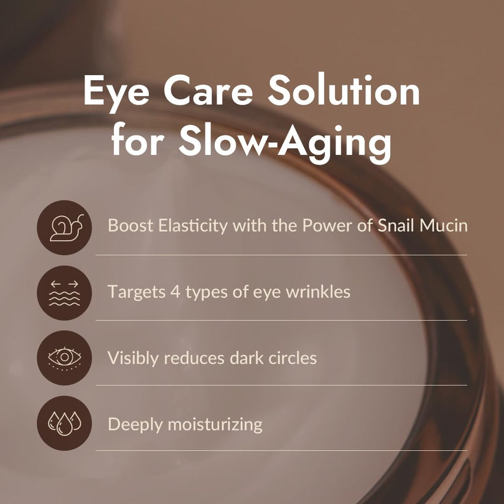 MIZON Snail Line Eye Cream application under-eye area