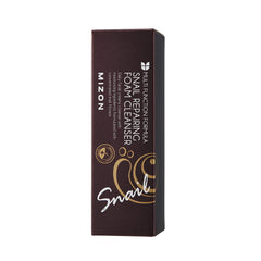 Close-up of snail mucin filtrate foam lather from MIZON cleanser.
