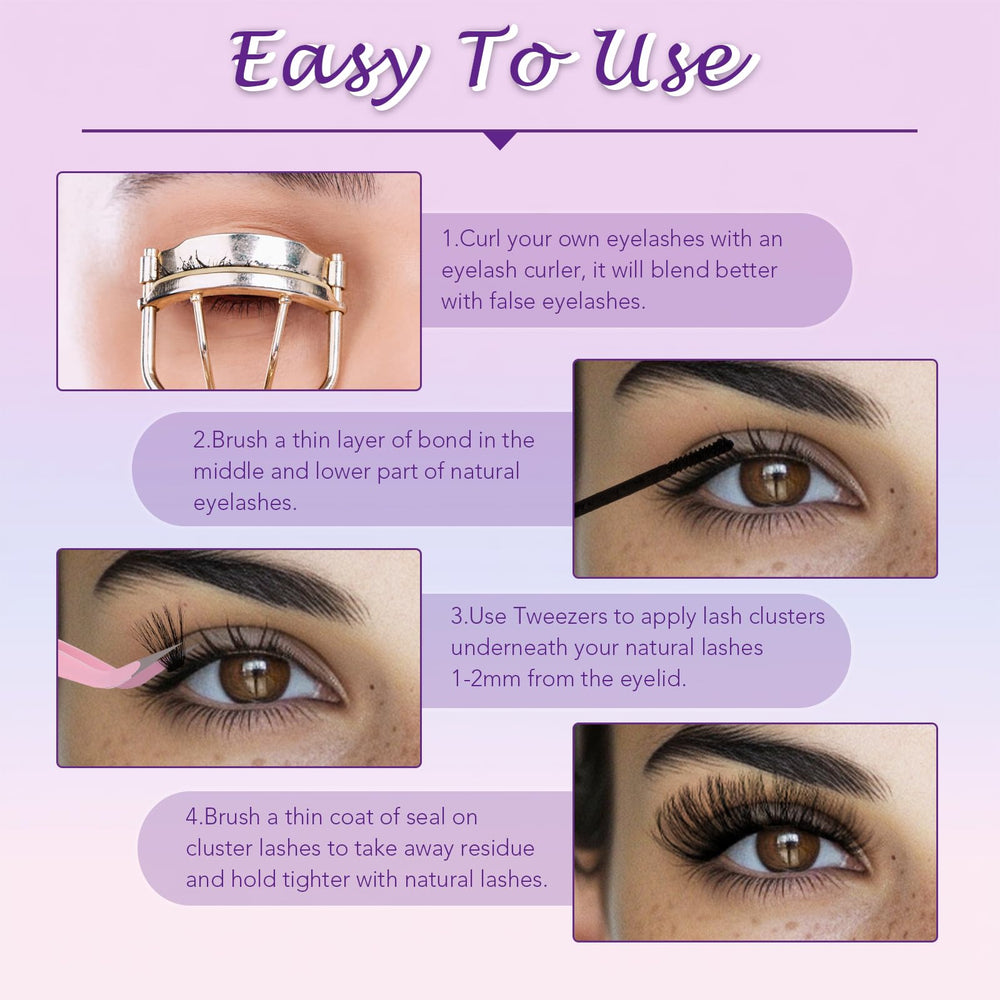 MJJOMAY Beginner-friendly kit speeds up lash application.