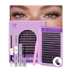 MJJOMAY Fluffy Lash Clusters kit for easy at‑home lash extensions.
