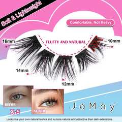 MJJOMAY JoMay pre-glued lash clusters for beginner-friendly application