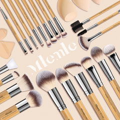 Mlemle bamboo-handle brushes combine durability with comfortable grip.