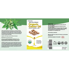 MMPANG Castor Oil scalp nourishment for healthy hair.