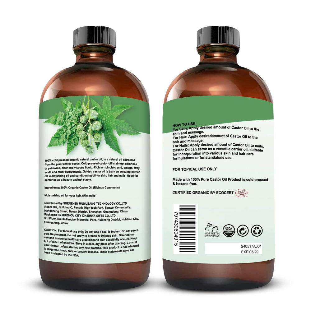 MMPANG Castor Oil is virtually odorless and gentle.