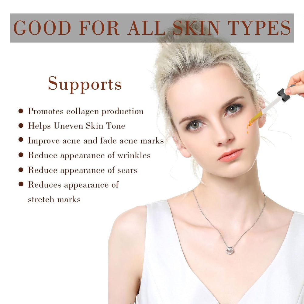 MMPANG Rosehip Oil texture on skin showing quick absorption.
