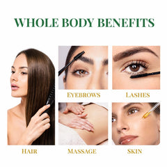 MMPANG Rosemary Oil drops on skin demonstrating quick absorption.