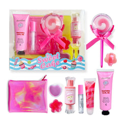 M&U MAKE YOU UP ice cream shaped lip gloss for kids in a playful display