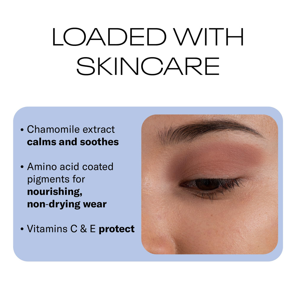 MOB Beauty Eyeshadow M1 crease shade defines the eye with soft pigment.