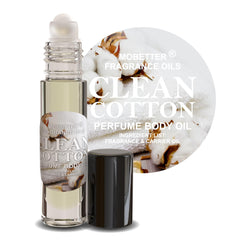 MOBETTER Clean Cotton roll-on applies smoothly for quick daily fragrance.