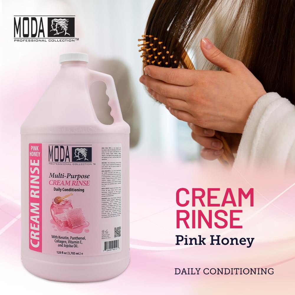 MODA Cream Rinse delivers shine and improved manageability