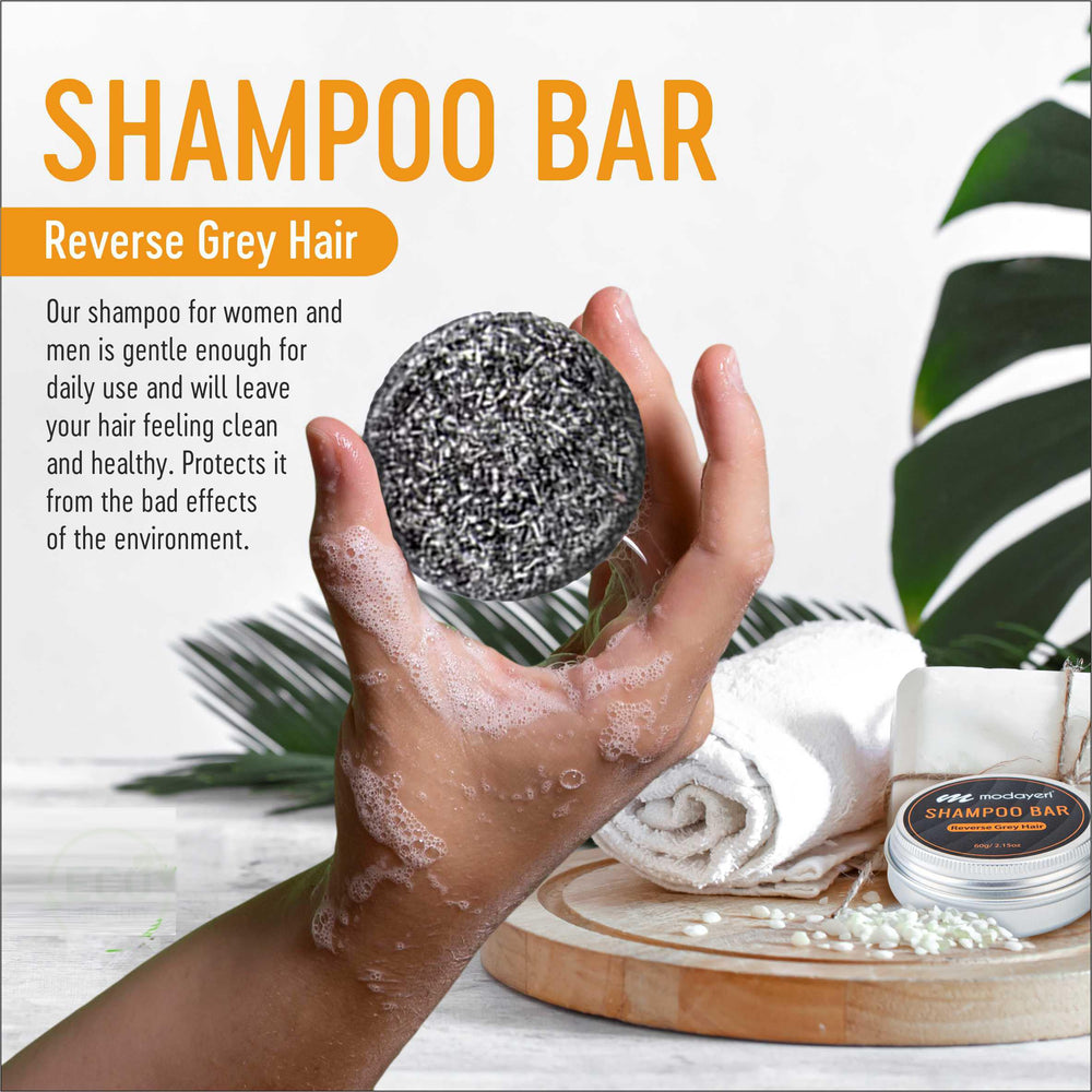 Modayeri Reverse Grey Hair Bar sulfate-free cleansing for delicate hair
