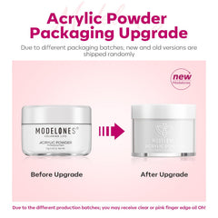 Modelones nail powder demonstrates chip-resistant durability.