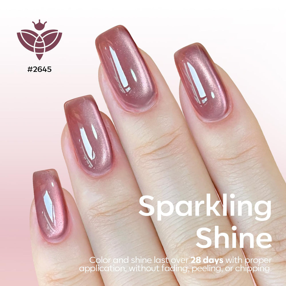 Modelones Grape Purple Cat Eye Gel adds bold magnetic depth